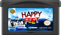 Happy Feet GameBoy Advance  box art